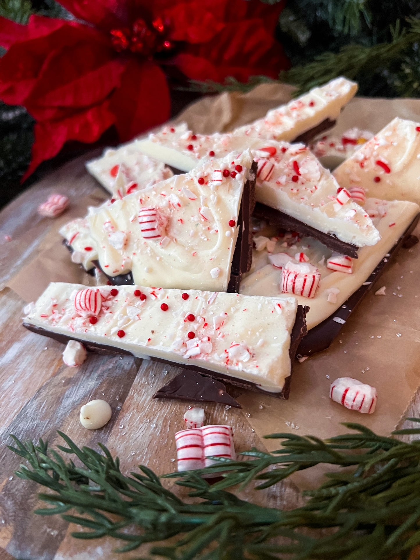 Santas Peppermint Bark