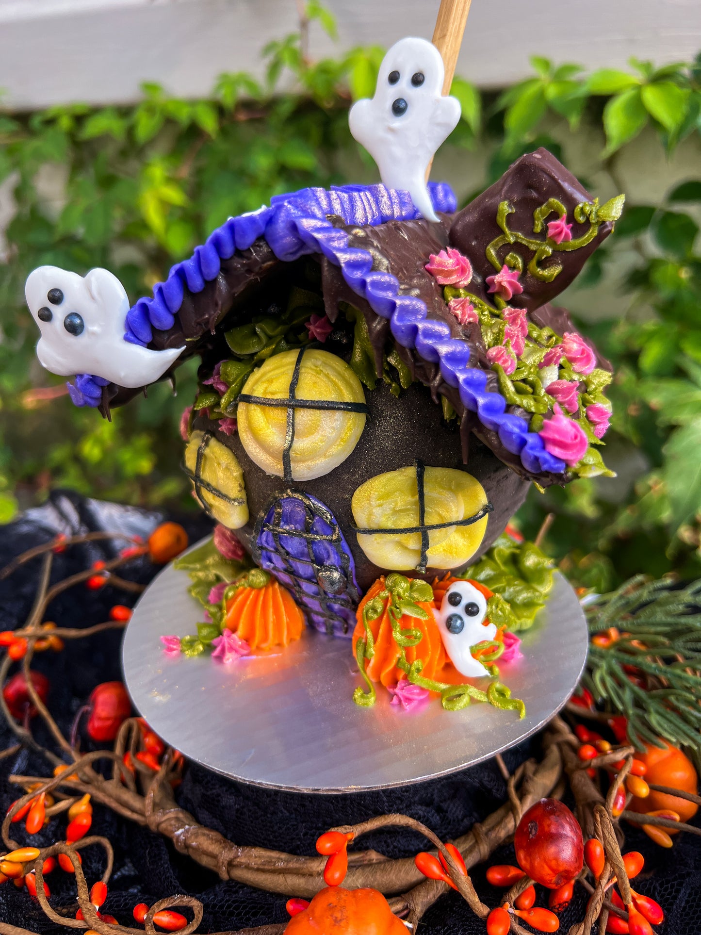 Haunted Boo Bungalow Chocolate Apples