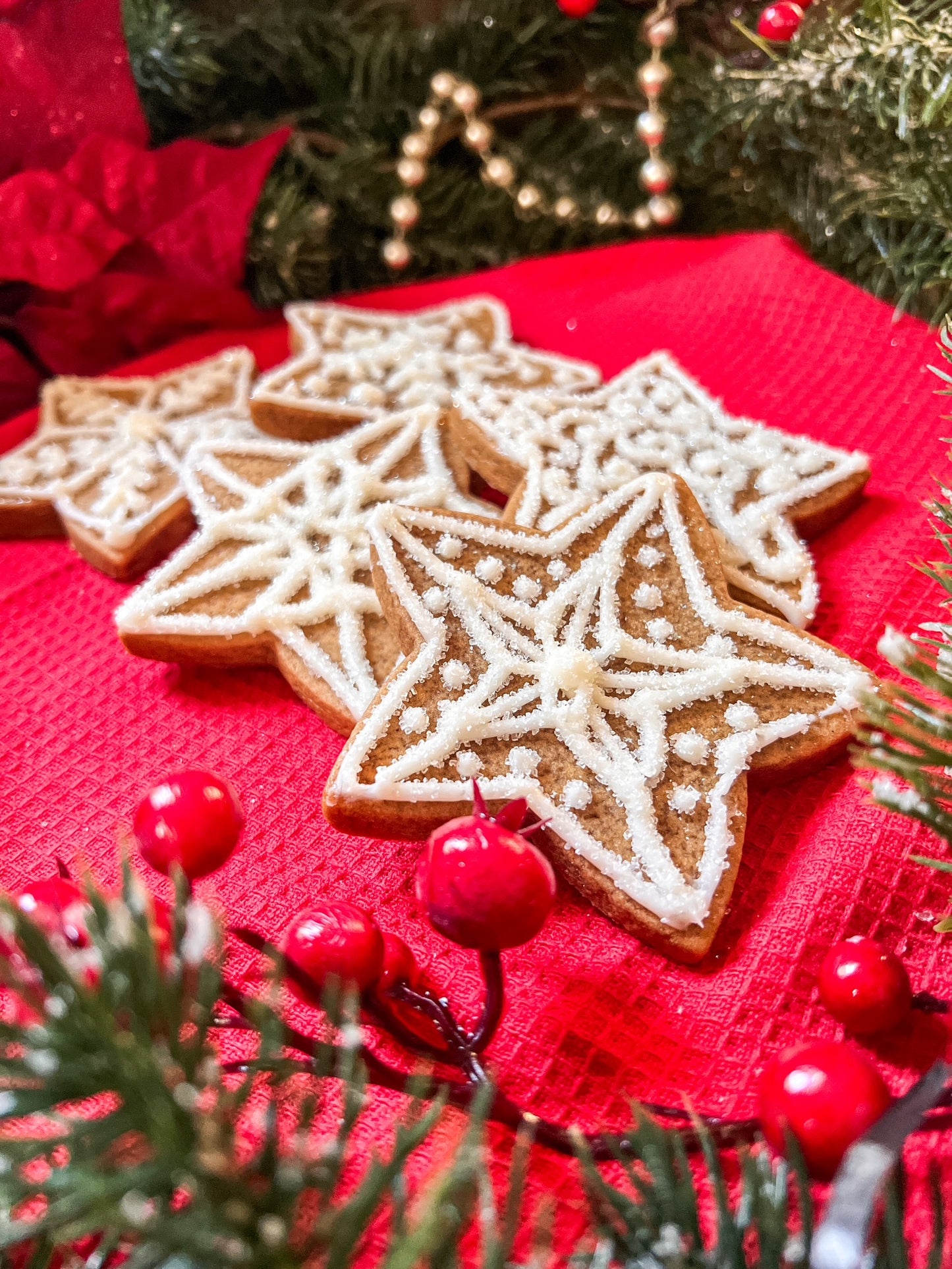 Traditional Gingerbread Stars