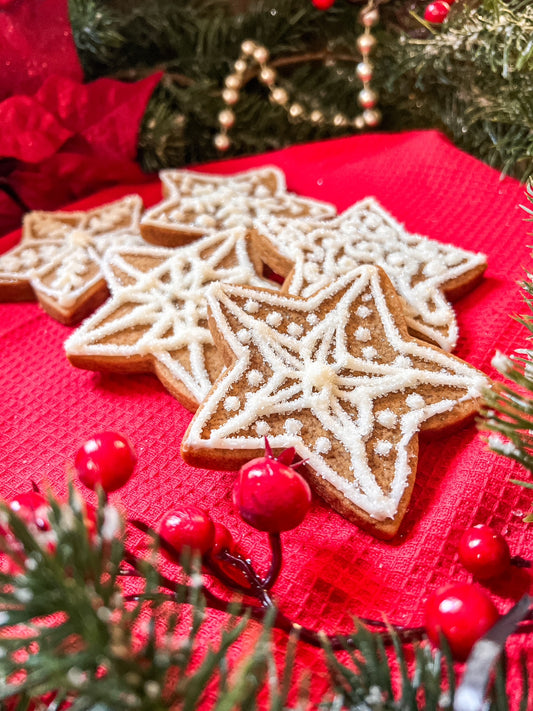 Traditional Gingerbread Stars