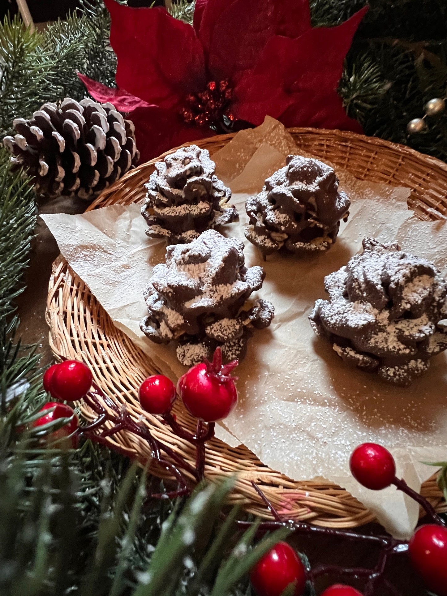Winter Wonderland Pinecone Truffles