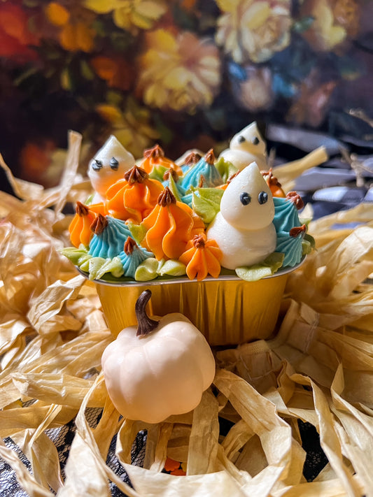 Spooky Pumpkin Patch Mini Cakes